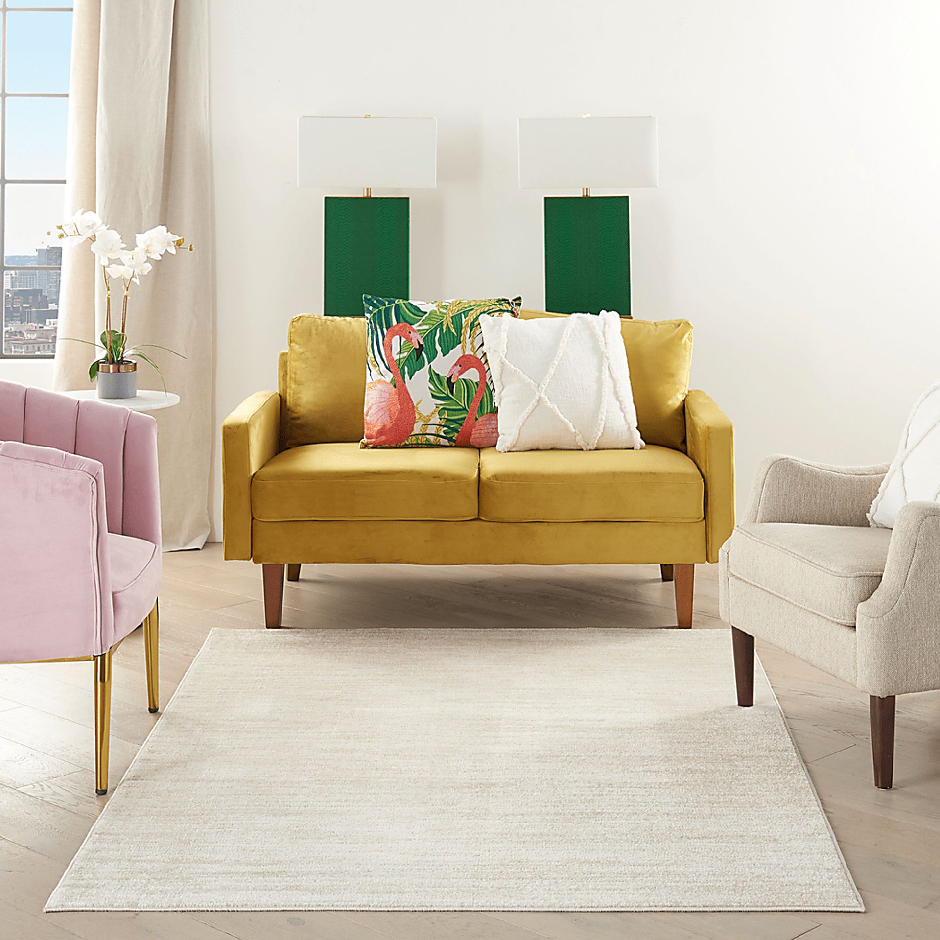 Easthagen Beige 5' x 7' Indoor/Outdoor Rug - Image 3