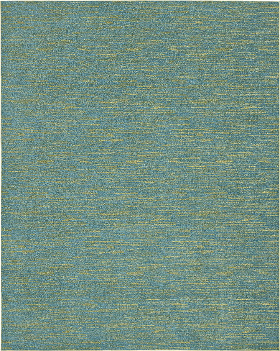 Easthagen Blue/Green 8' x 10' Indoor/Outdoor Rug