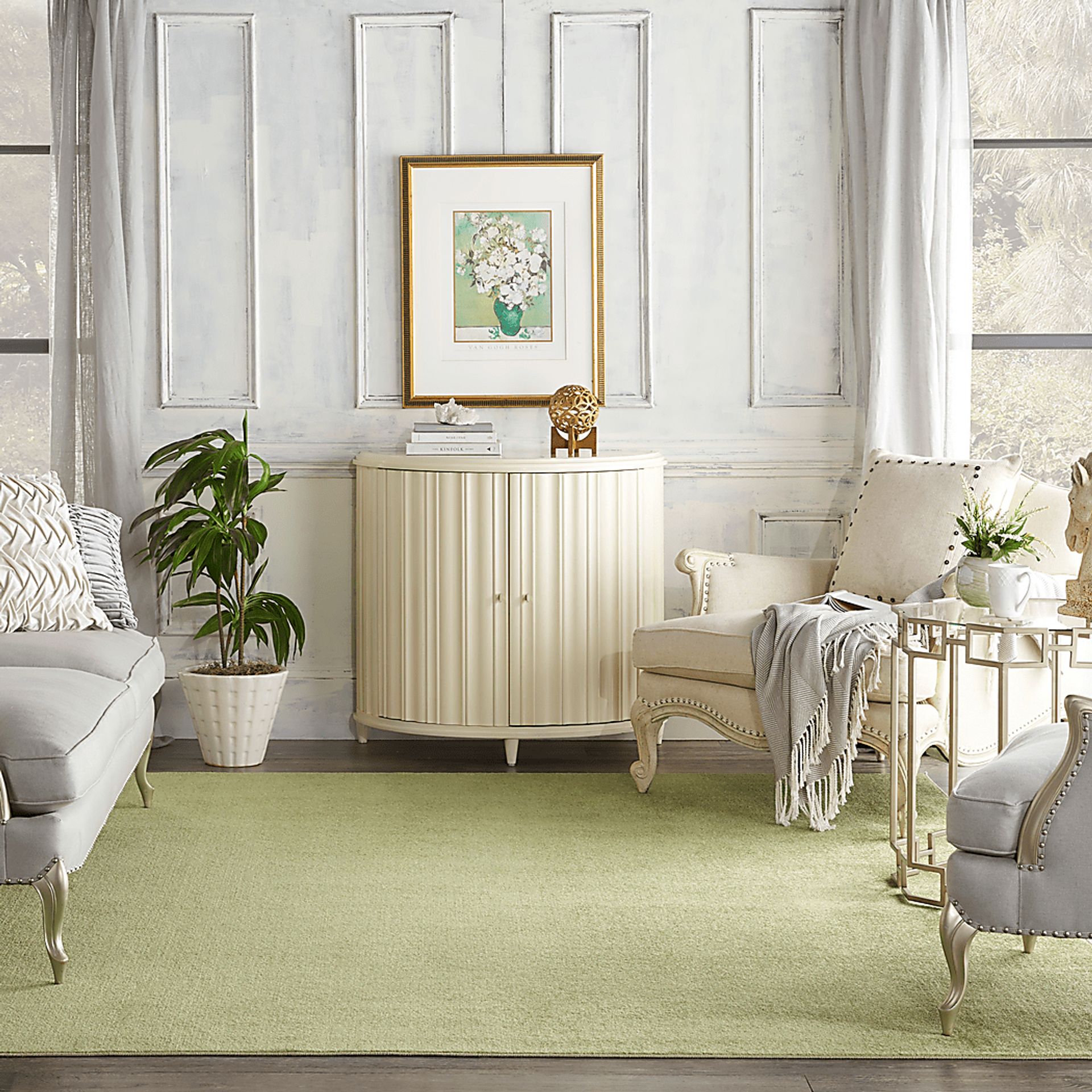Easthagen Green 8' x 10' Indoor/Outdoor Rug - Image 3