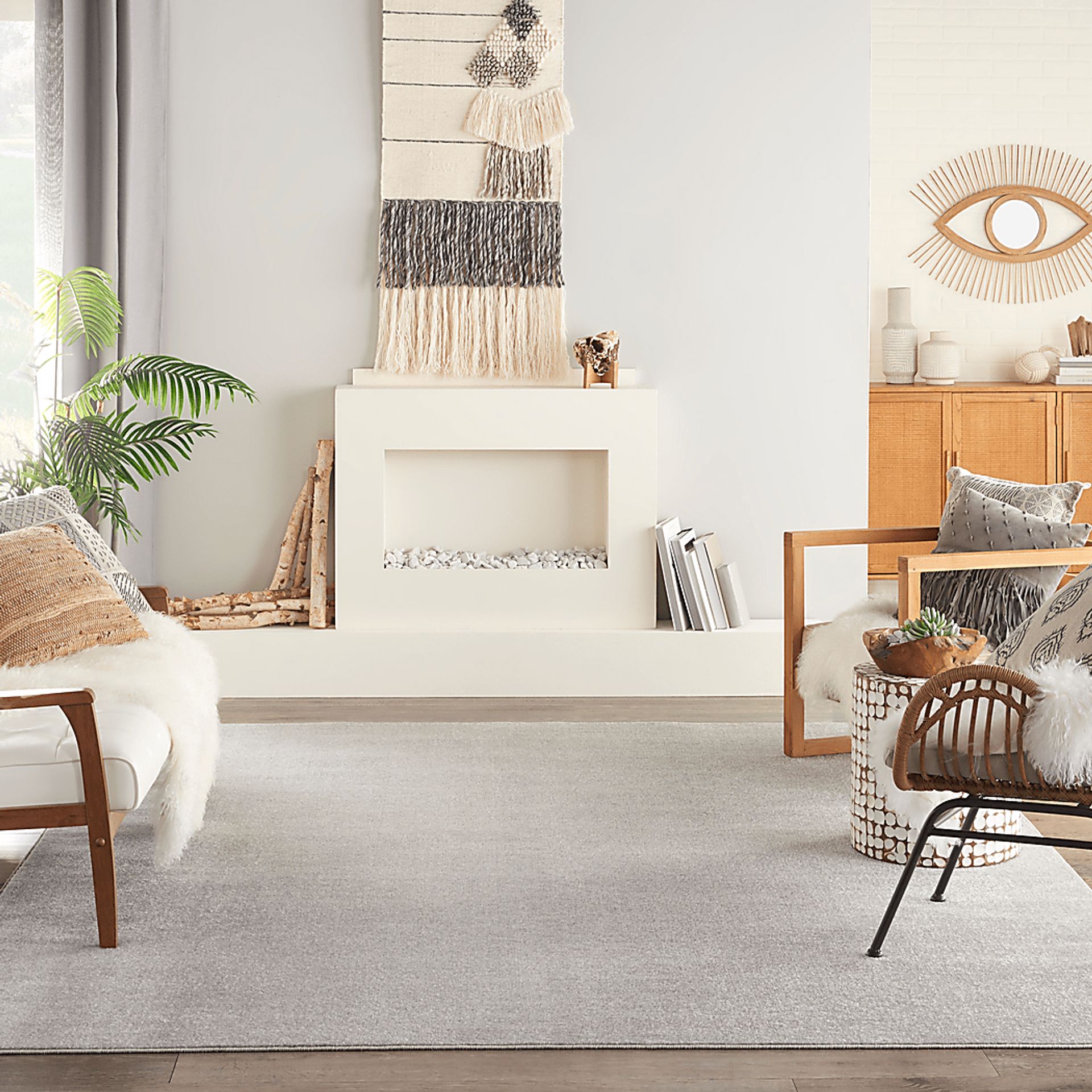 Easthagen Gray 8' x 10' Indoor/Outdoor Rug - Image 3