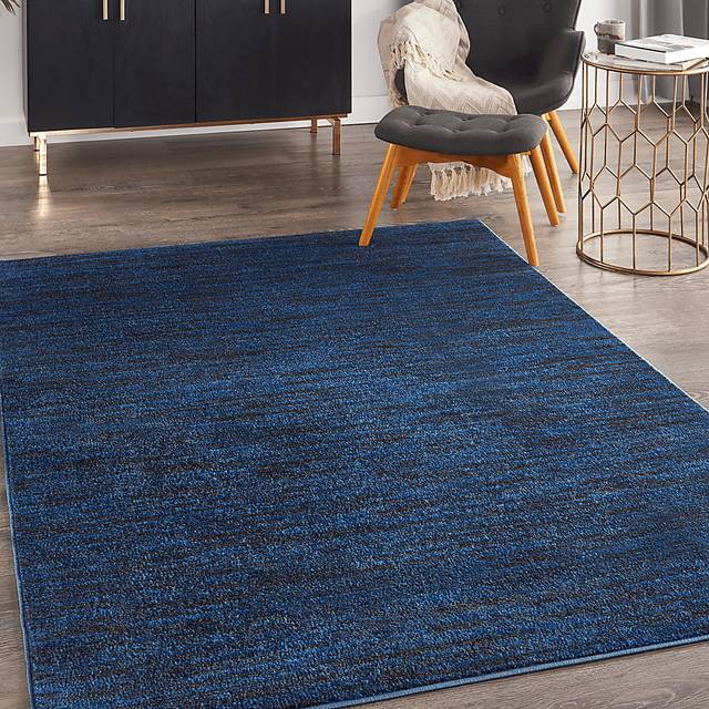 Easthagen Midnight Blue 5' x 7' Indoor/Outdoor Rug - Thumbnail - Image 4
