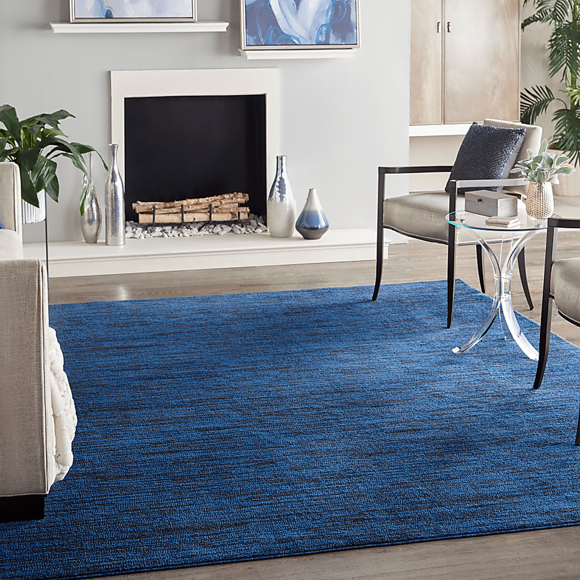 Easthagen Midnight Blue 8' x 10' Indoor/Outdoor Rug - Image 4