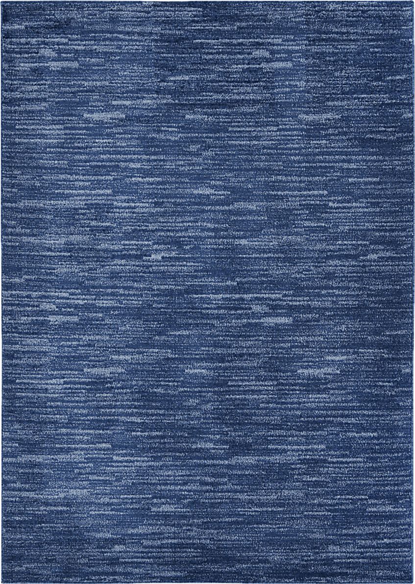 Easthagen Navy Blue 5' x 7' Indoor/Outdoor Rug