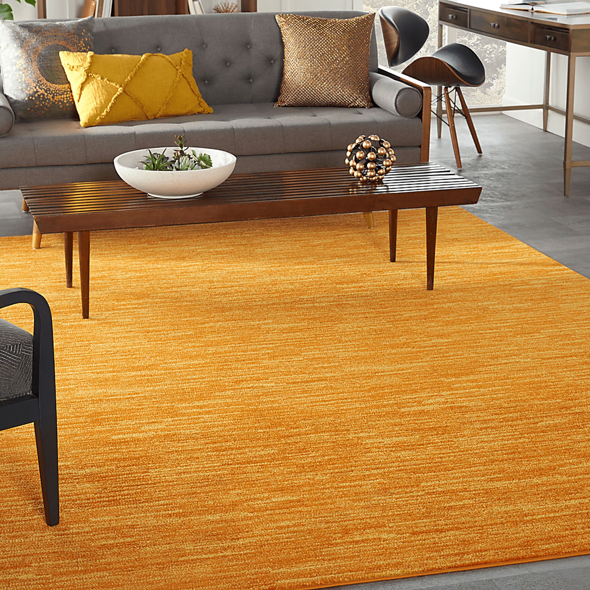 Easthagen Orange 8' x 10' Indoor/Outdoor Rug - Image 4
