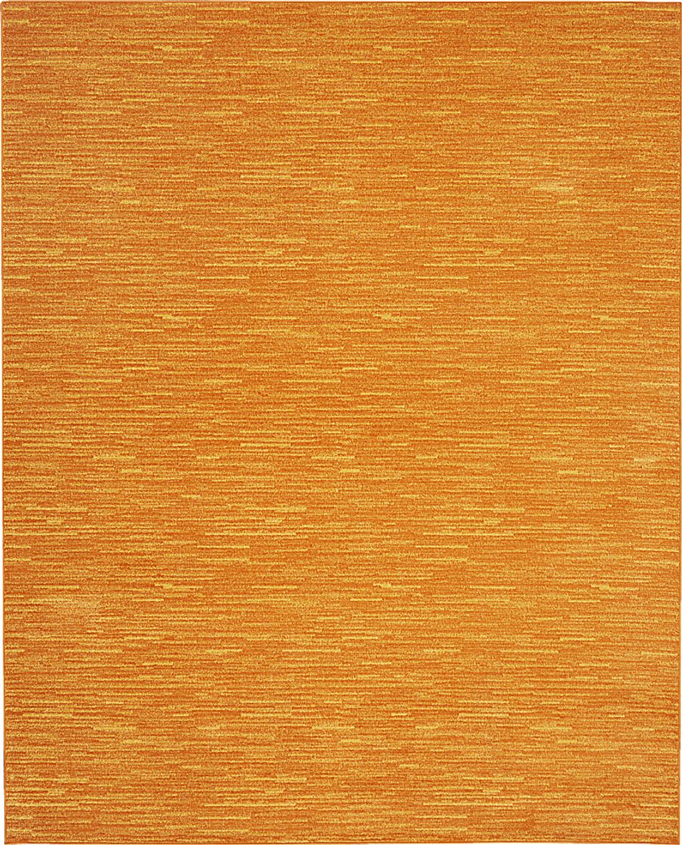 Easthagen Orange 8' x 10' Indoor/Outdoor Rug
