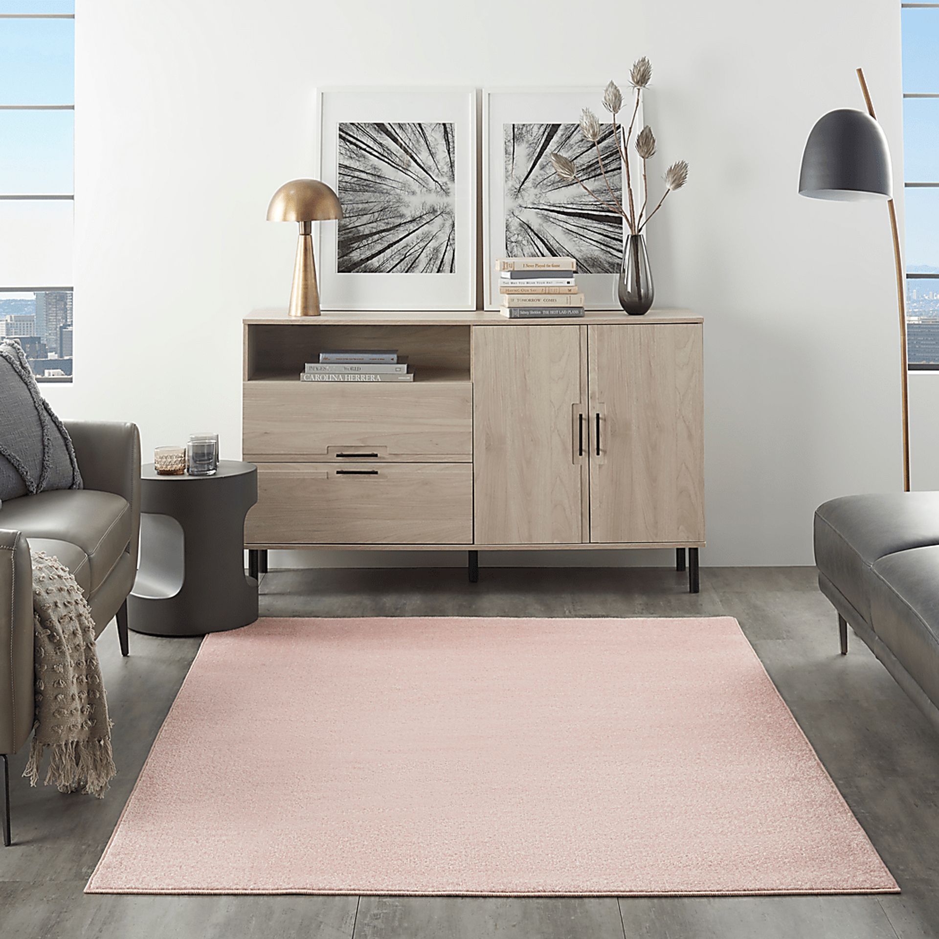 Easthagen Pink 5' x 7' Indoor/Outdoor Rug - Image 2