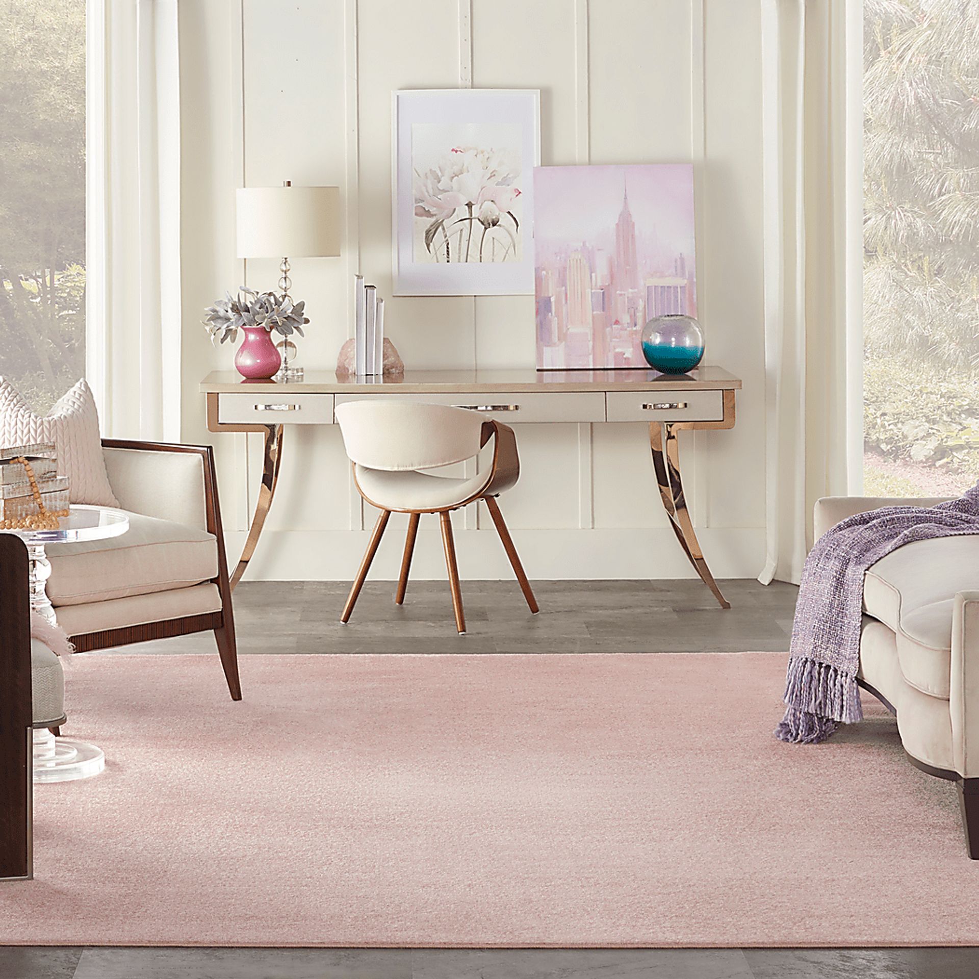 Easthagen Pink 8' x 10' Indoor/Outdoor Rug - Image 3