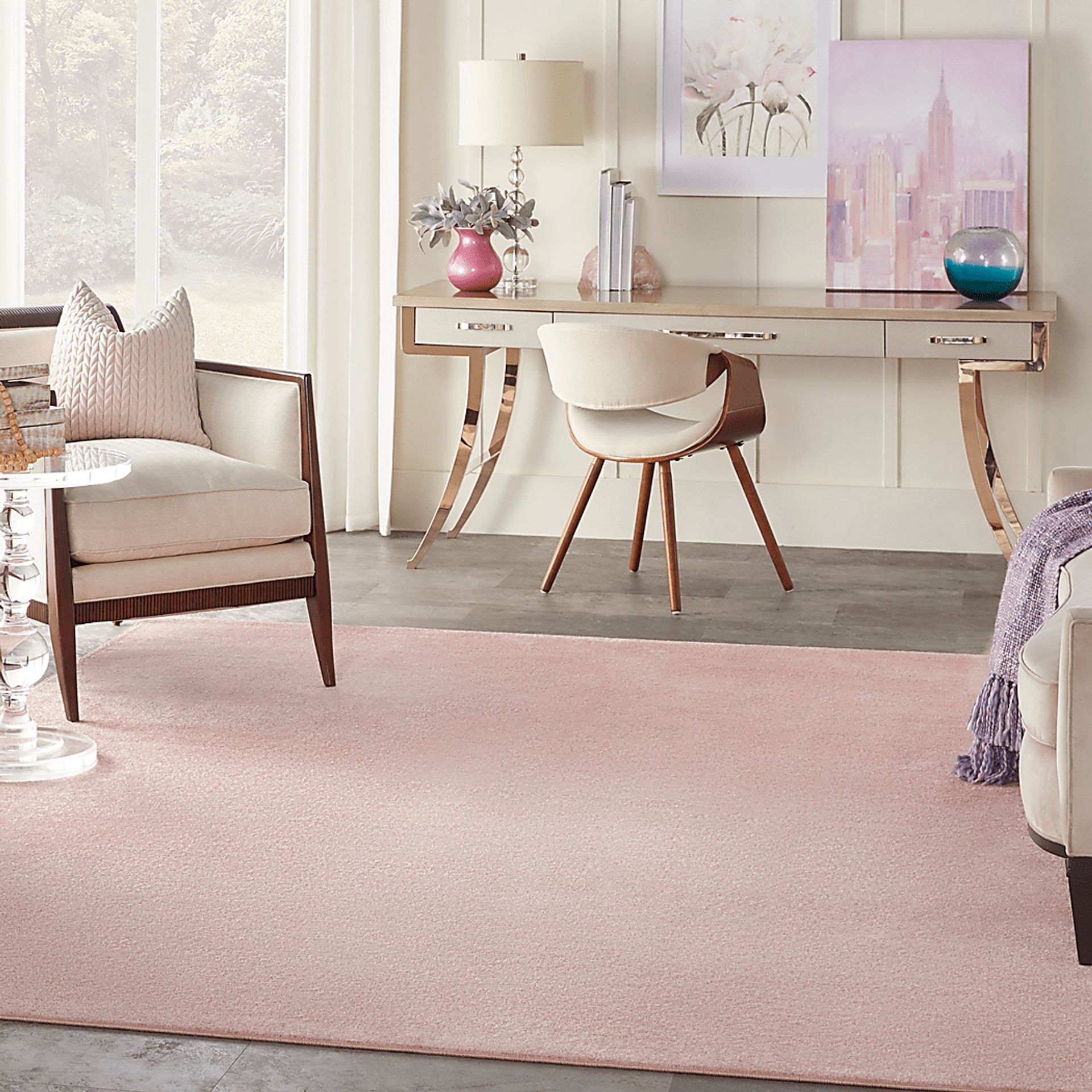 Easthagen Pink 8' x 10' Indoor/Outdoor Rug - Image 4