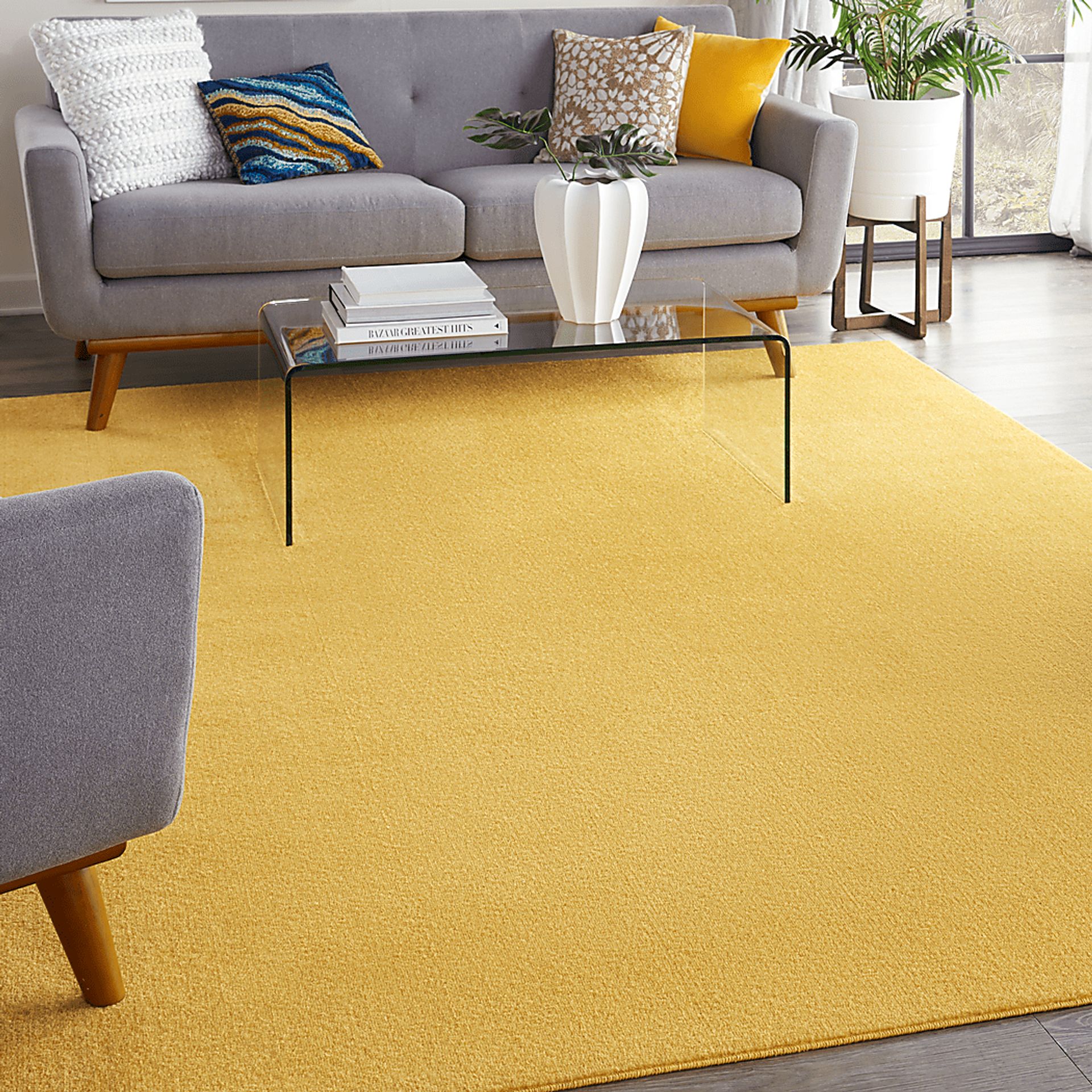 Easthagen Yellow 8' x 10' Indoor/Outdoor Rug - Image 4