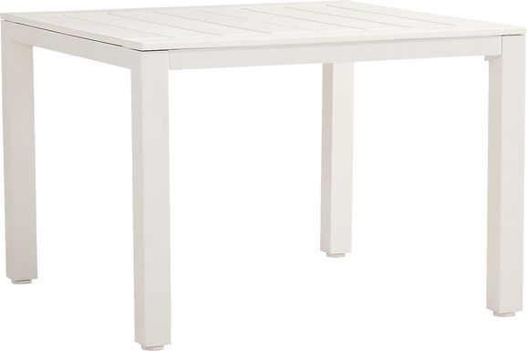 Eastlake White 42 in. Outdoor Dining Table