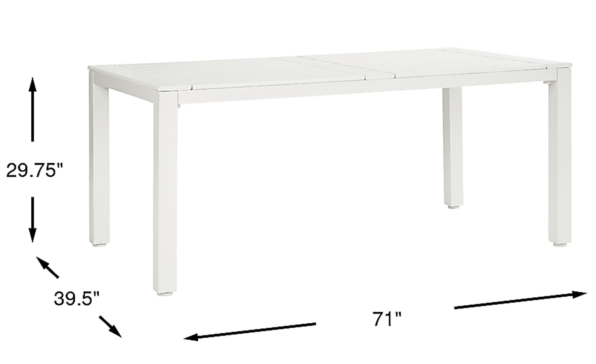 Dimension Image. Please refer to the Dimension Tab on this page for dimension details.