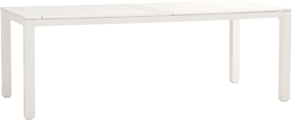 Eastlake White 85 in. Outdoor Dining Table