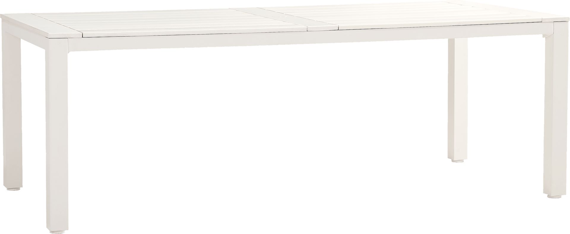 Eastlake White 85 in. Outdoor Dining Table - Image 1