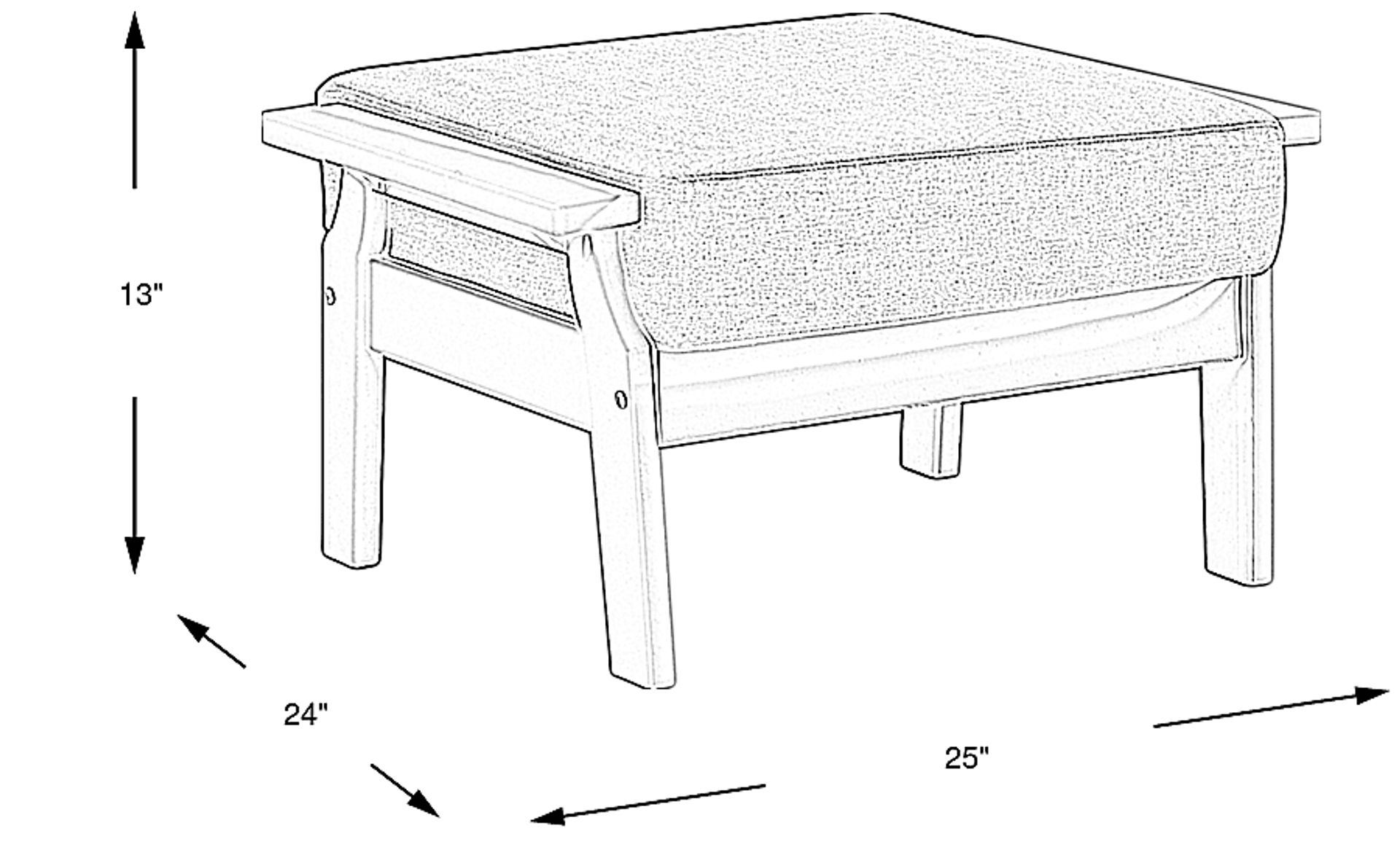Dimension Image. Please refer to the Dimension Tab on this page for dimension details.