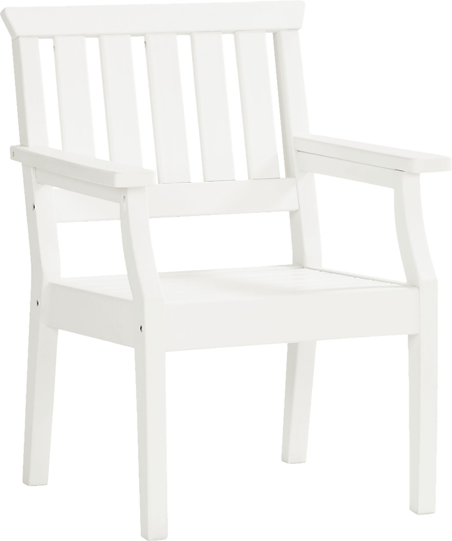 Eastlake White 7 Pc 71 in. Rectangle Outdoor Dining Set - Image 4