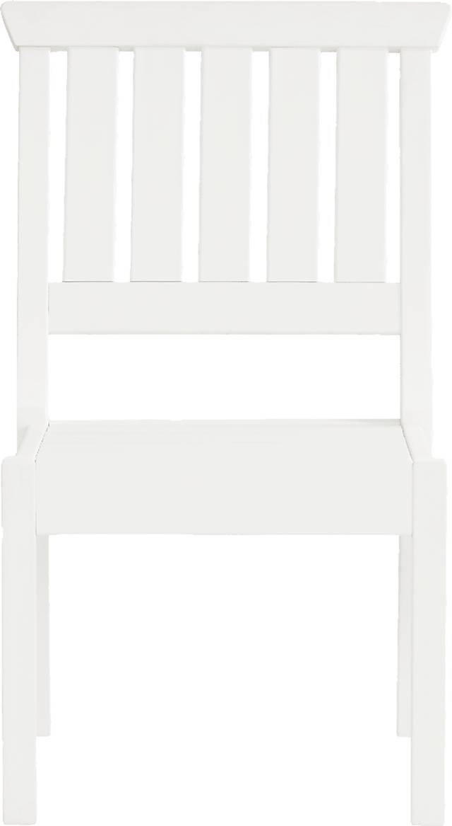 Eastlake White 5 Pc 71 in. Rectangle Outdoor Dining Set - Thumbnail - Image 5