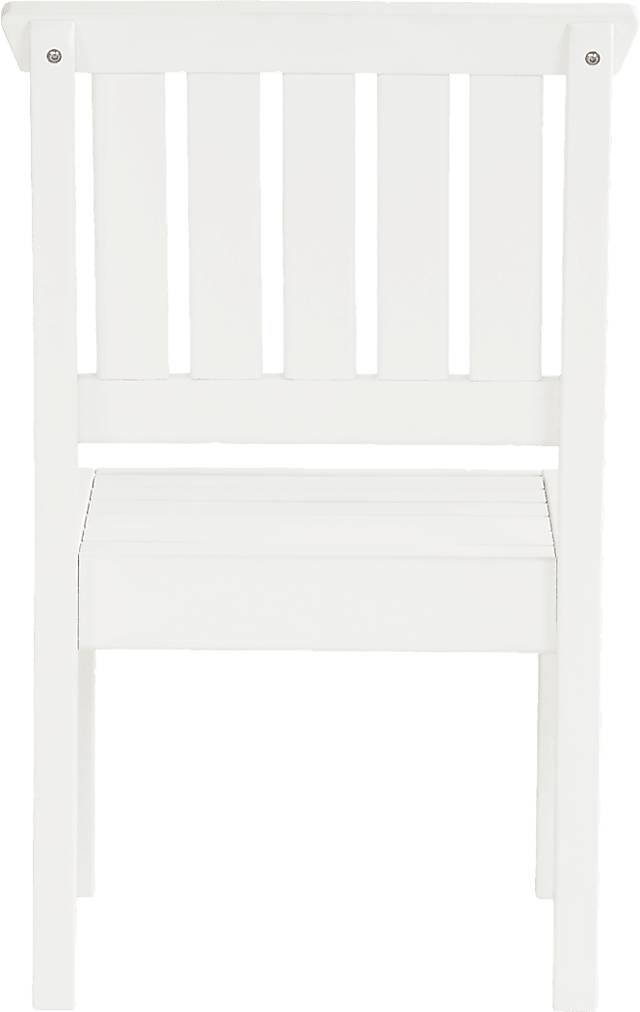 Eastlake White 5 Pc 71 in. Rectangle Outdoor Dining Set - Thumbnail - Image 6
