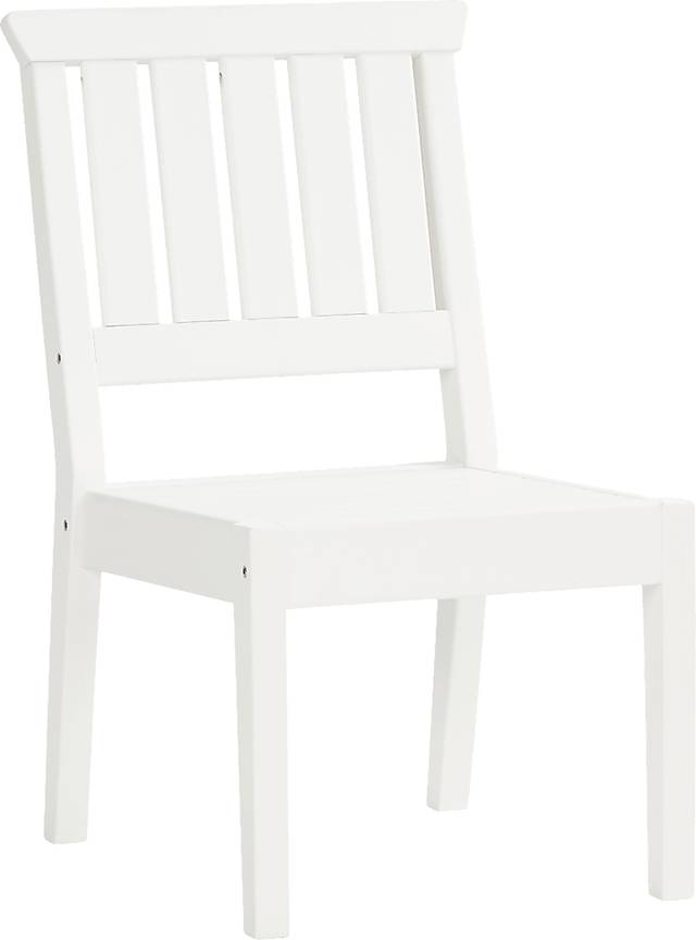 Eastlake White 5 Pc 71 in. Rectangle Outdoor Dining Set - Thumbnail - Image 4