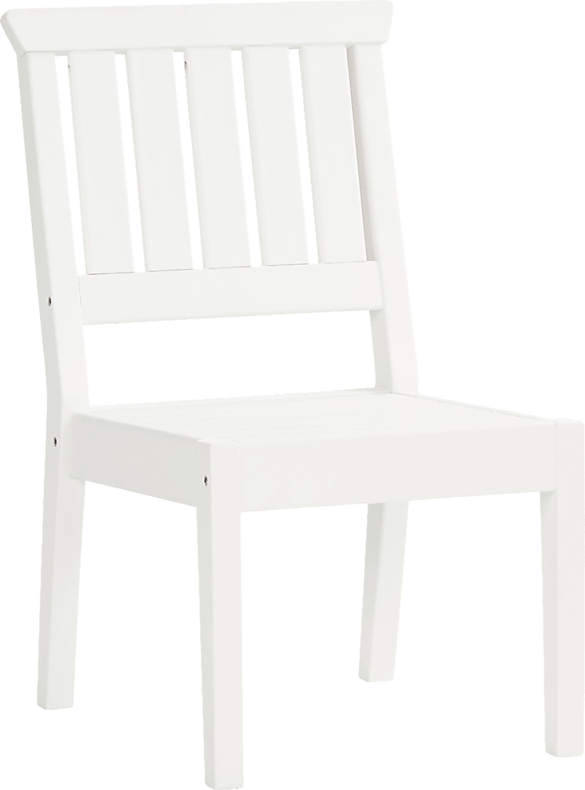 Eastlake White 5 Pc 71 in. Rectangle Outdoor Dining Set - Image 4