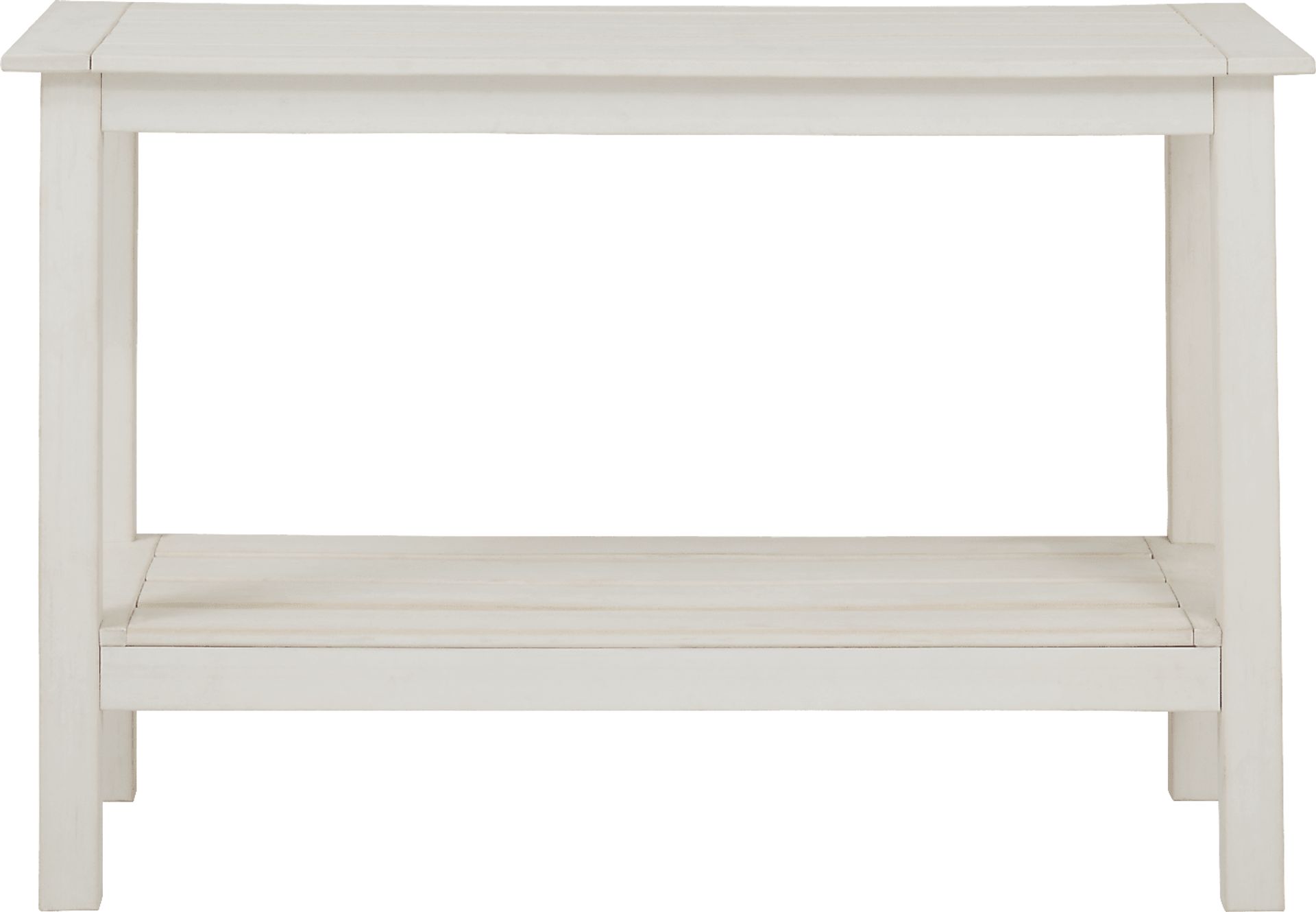 Eastlake White Outdoor Sofa Table - Image 2