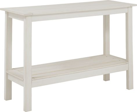 Eastlake White Outdoor Sofa Table