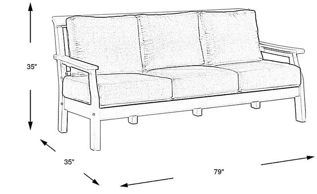 Dimension Image. Please refer to the Dimension Tab on this page for dimension details.