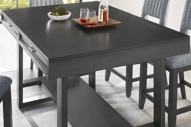 Eastleigh Charcoal Counter Height Dining Table - Thumbnail - Image 3