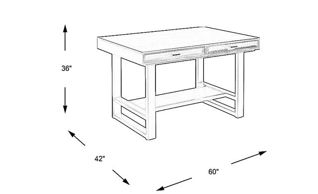 Dimension Image. Please refer to the Dimension Tab on this page for dimension details.
