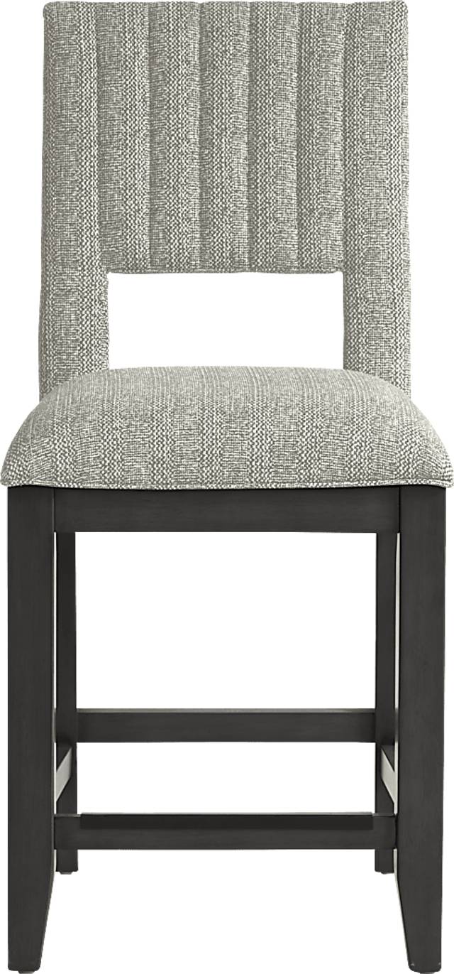 Eastleigh Charcoal 5 Pc Counter Height Dining Room with Oatmeal Stools - Thumbnail - Image 5