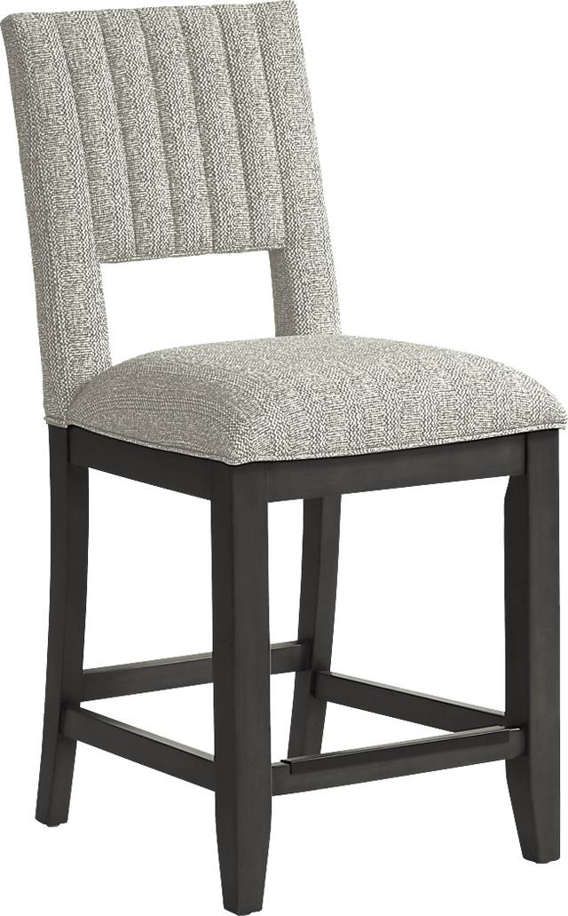 Eastleigh Charcoal 5 Pc Counter Height Dining Room with Oatmeal Stools - Thumbnail - Image 4