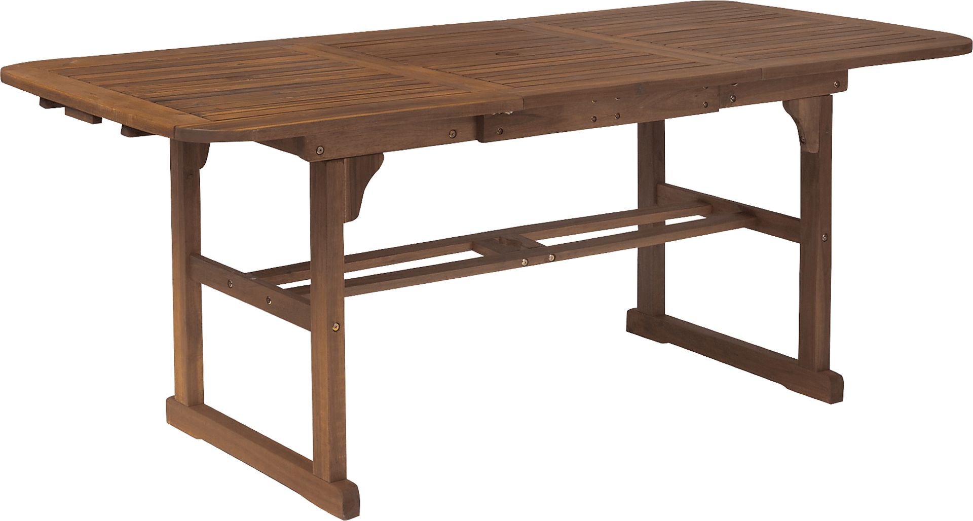 Eastline Dark Brown Outdoor Dining Table - Image 1