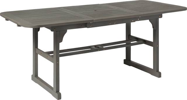 Eastline Gray Outdoor Dining Table - Thumbnail - Image 2