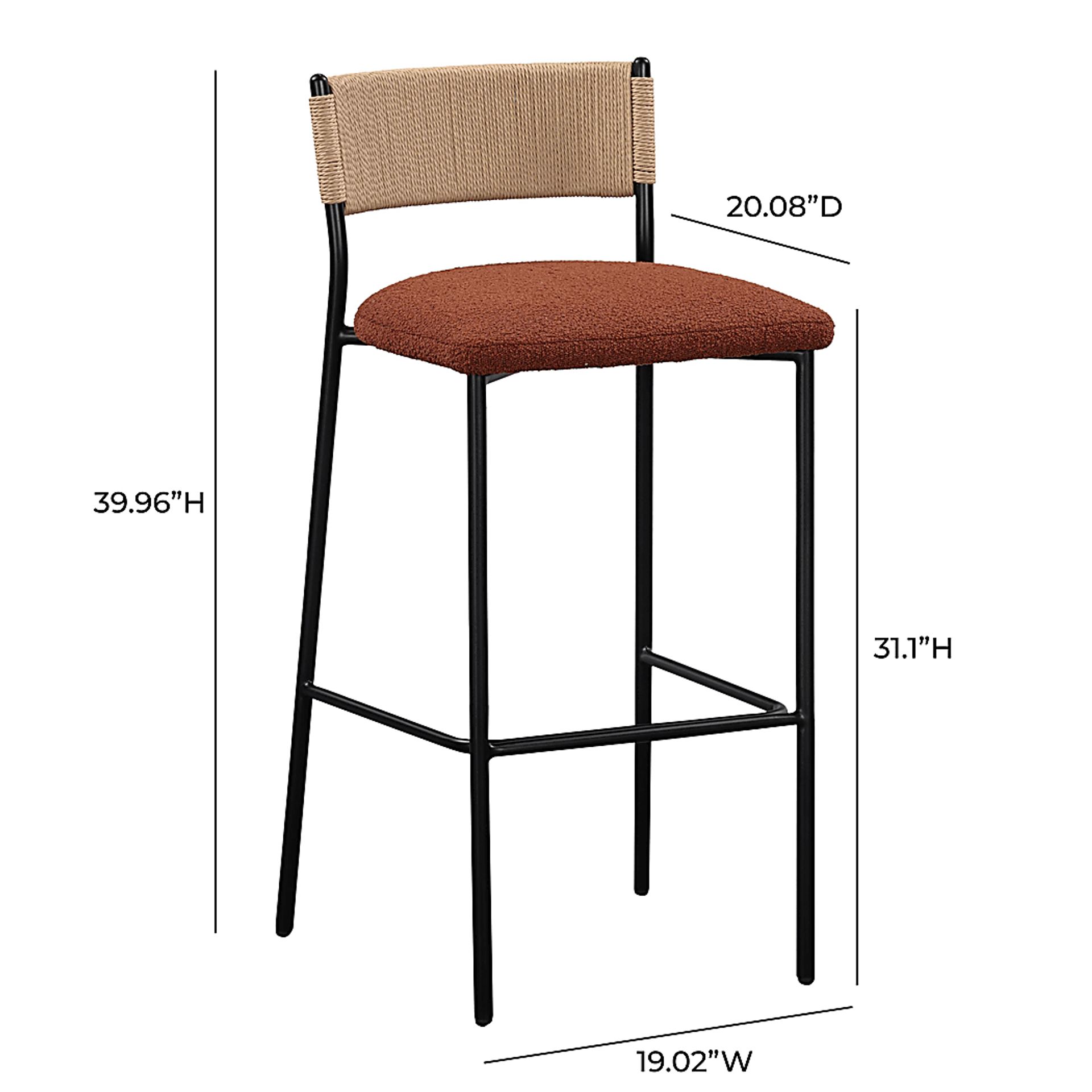 Eastlis Rust Barstool - Image 6