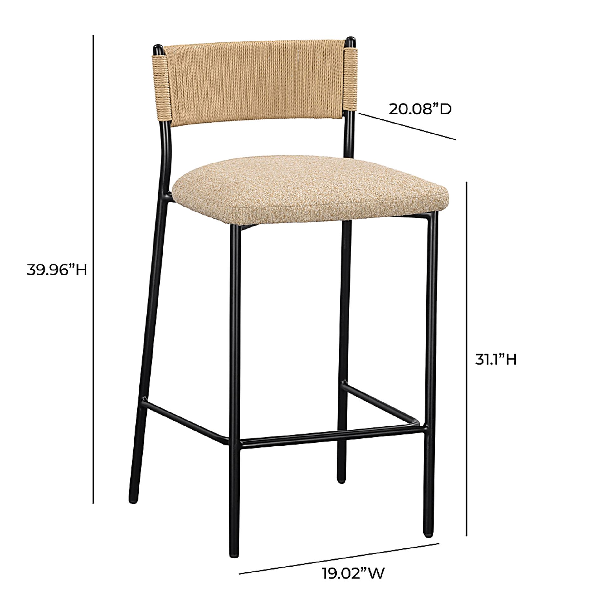 Eastlis Tan Barstool - Image 6