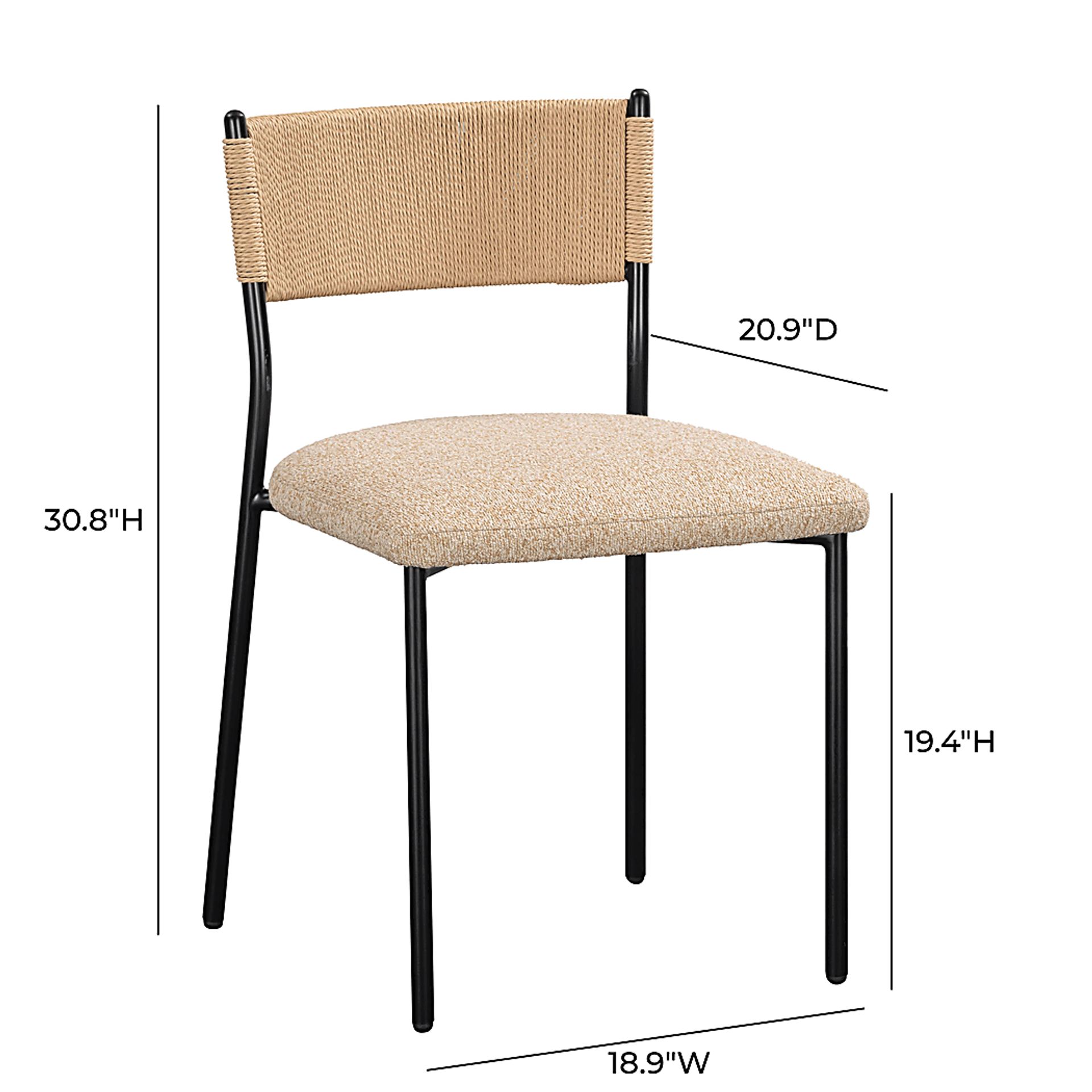 Eastlis Tan Dining Chair - Image 7