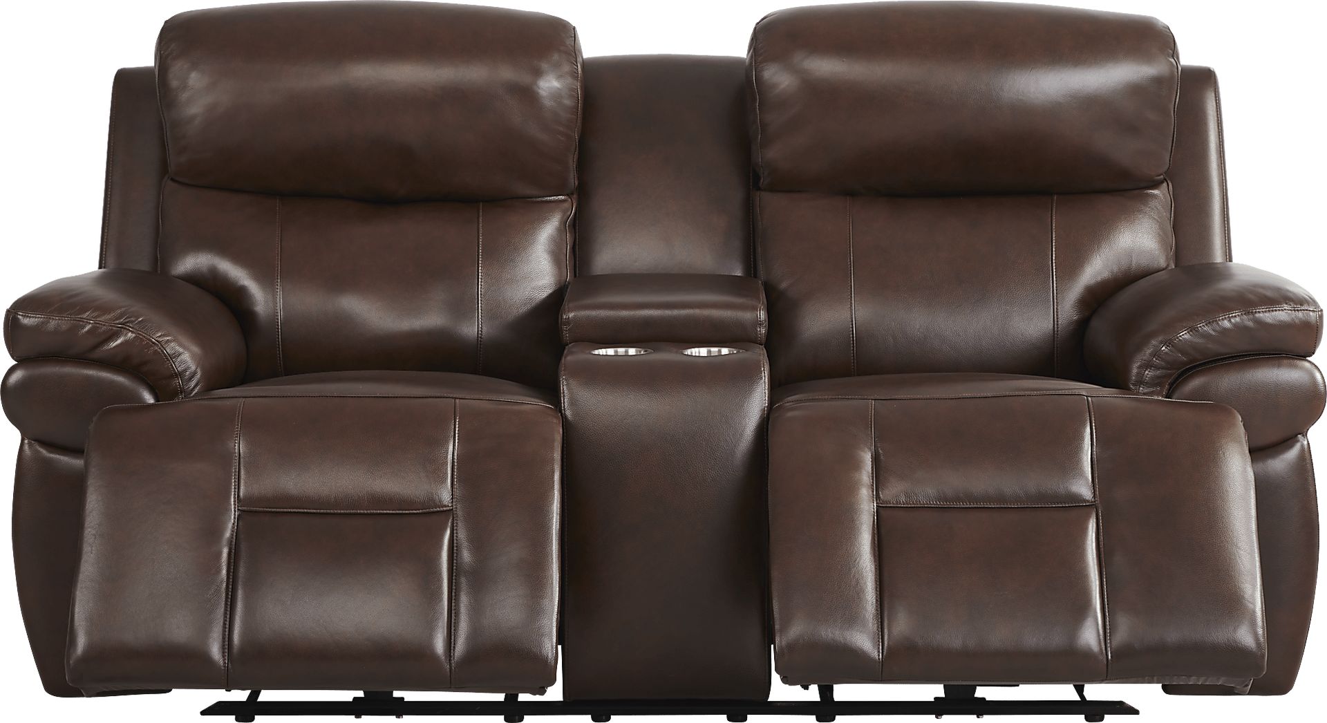 Eastmann Chocolate Leather 3 Pc Triple Power Reclining Living Room with Air Massage - Image 12
