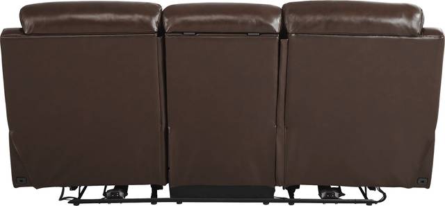 Eastmann Chocolate Leather 7 Pc Triple Power Reclining Living Room with Air Massage - Thumbnail - Image 4