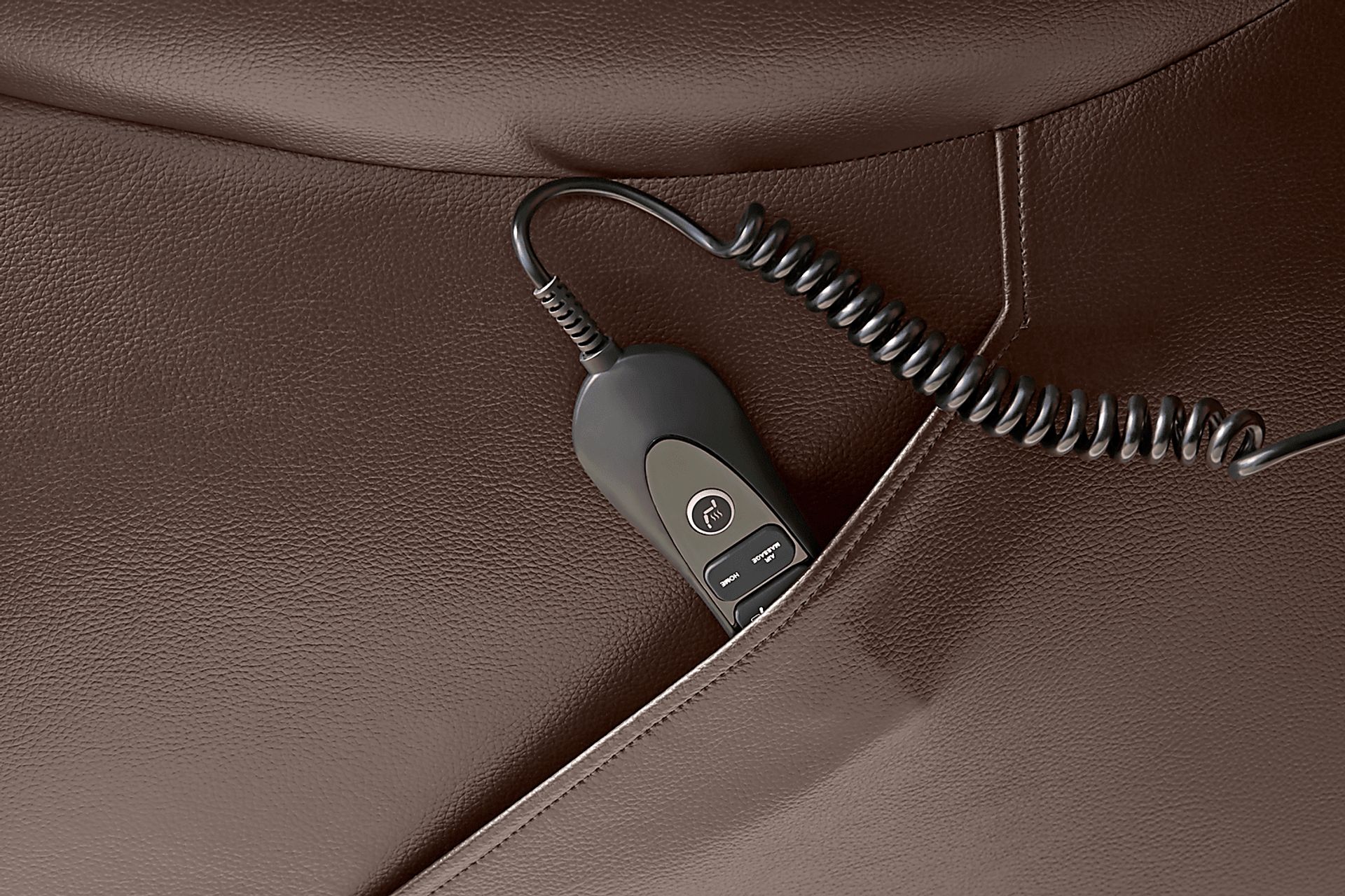 Eastmann Chocolate Leather 3 Pc Triple Power Reclining Living Room with Air Massage - Image 7