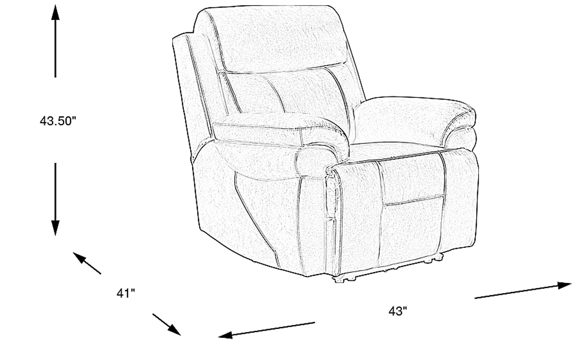 Dimension Image. Please refer to the Dimension Tab on this page for dimension details.