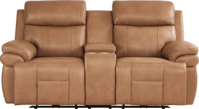 Eastmann Saddle Leather 5 Pc Triple Power Reclining Living Room with Air Massage - Thumbnail - Image 9