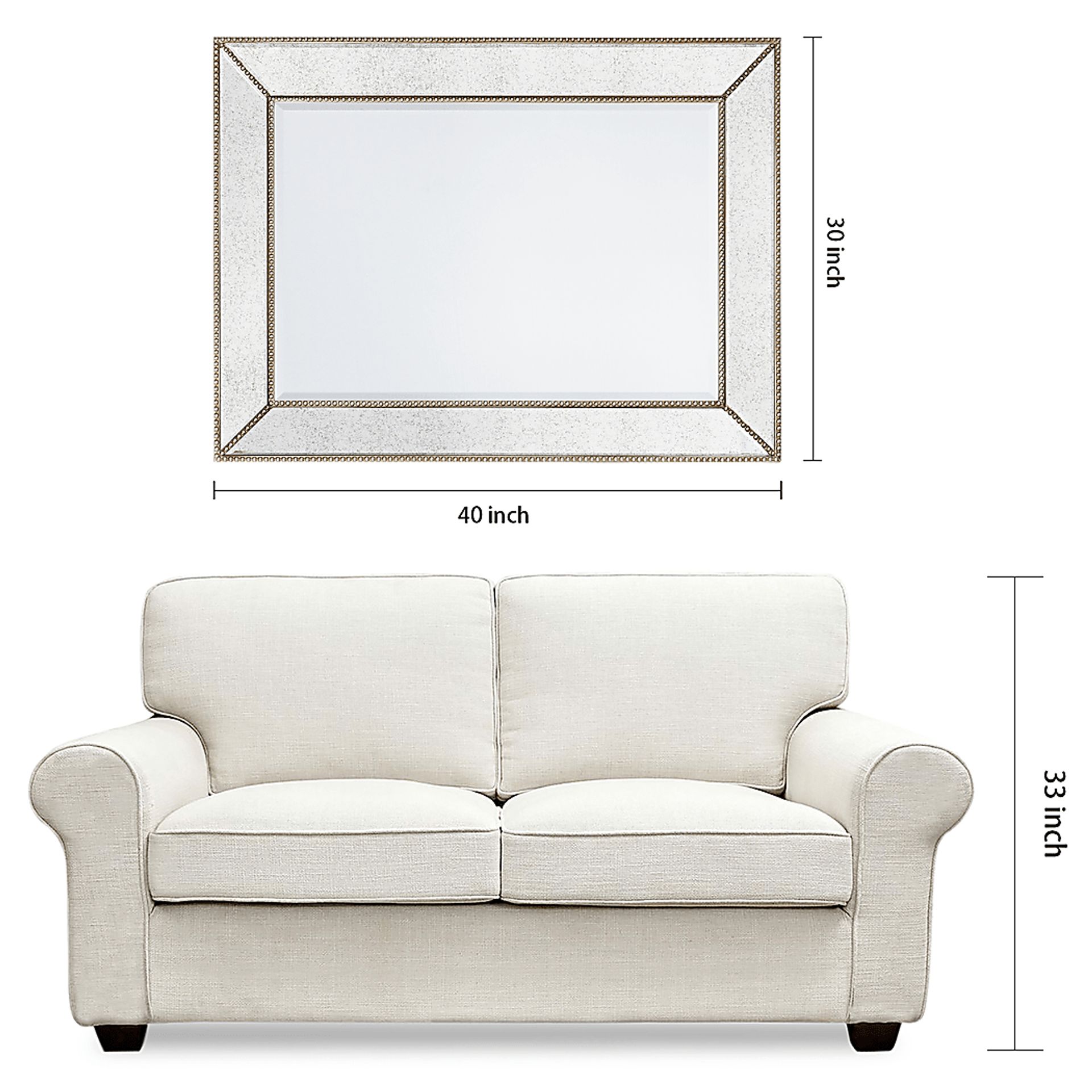 Eastmoor III Champagne Mirror - Image 10