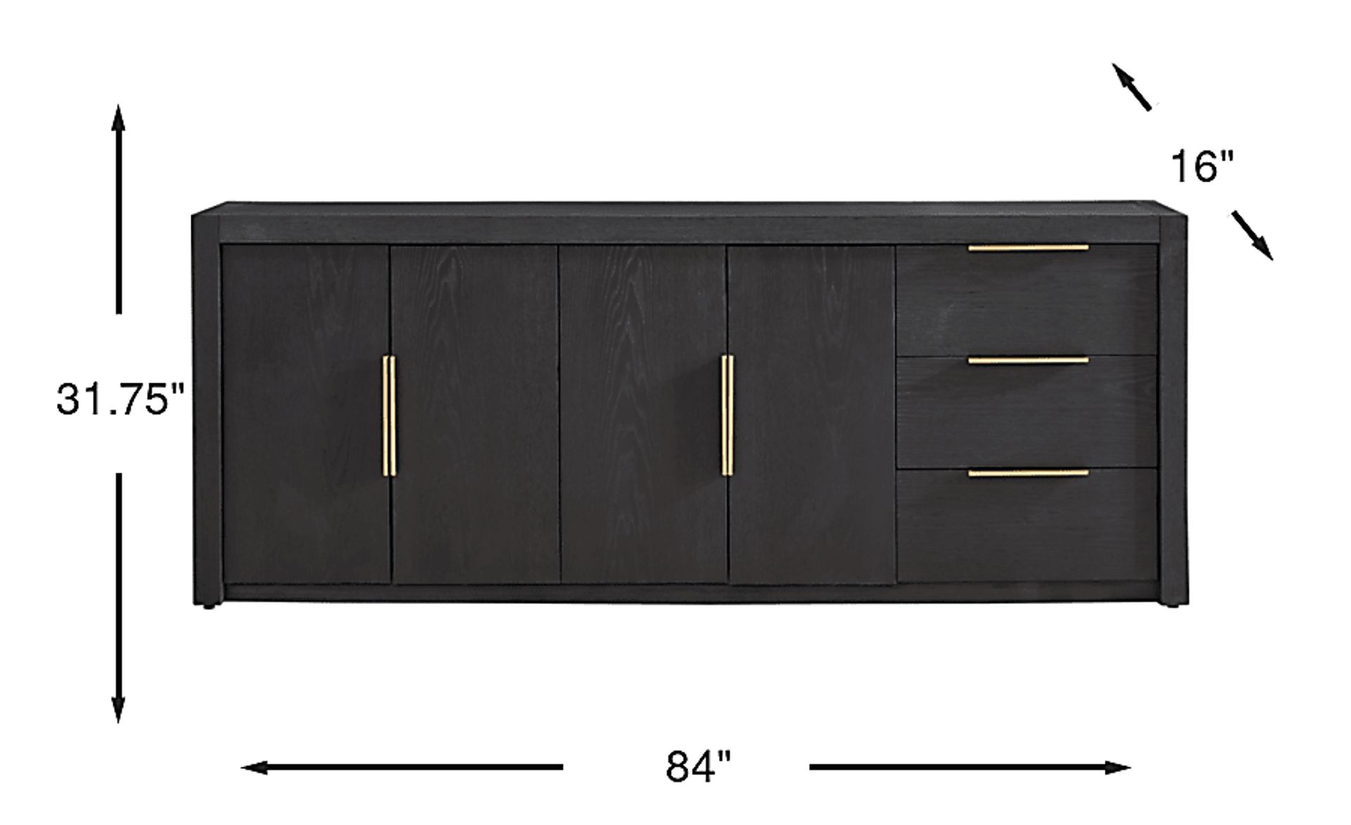 Dimension Image. Please refer to the Dimension Tab on this page for dimension details.