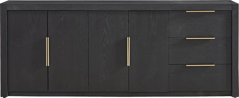 Easton Park Black 84 in. Console