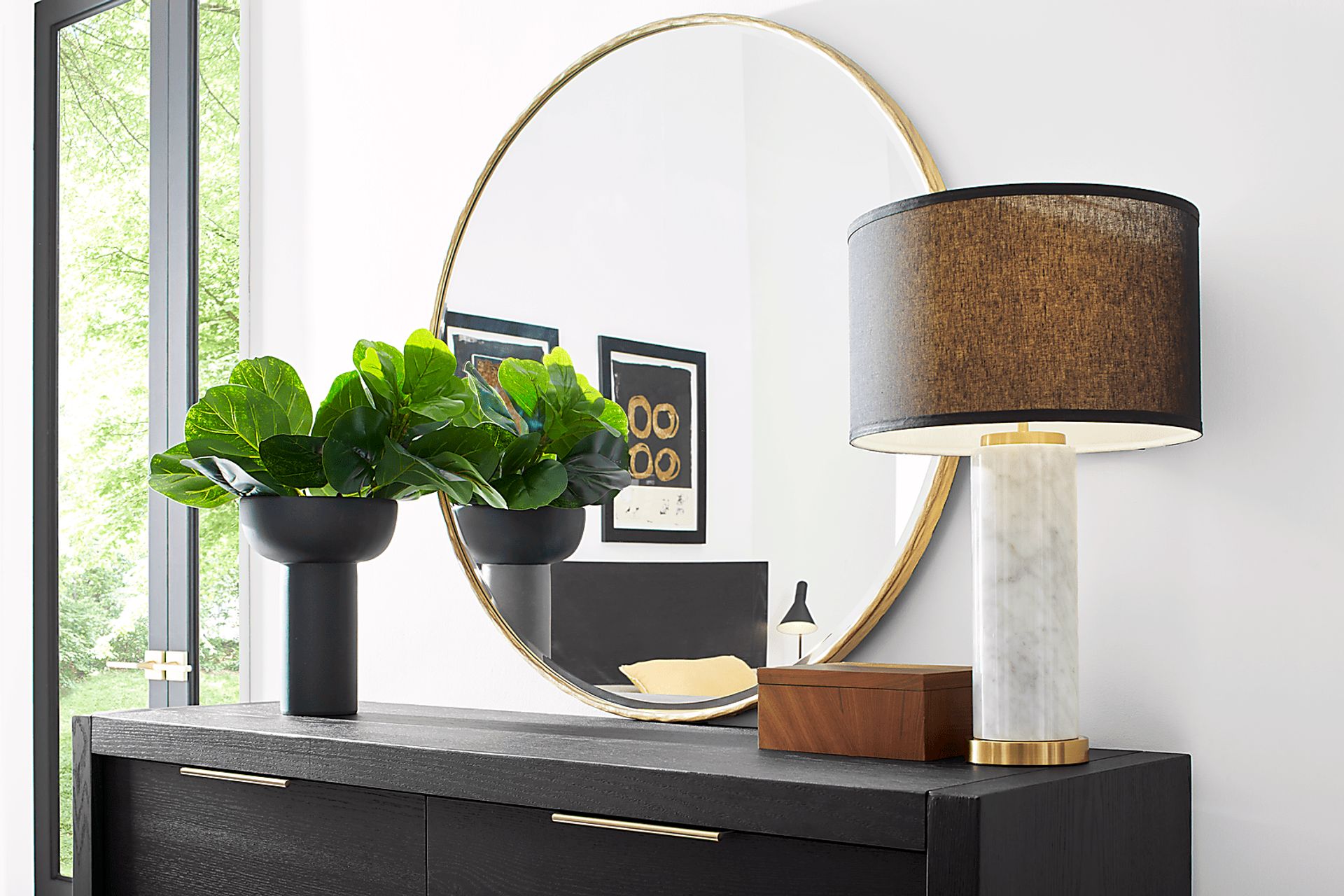 Easton Park Black 7 Pc Queen Panel Bedroom - Image 18