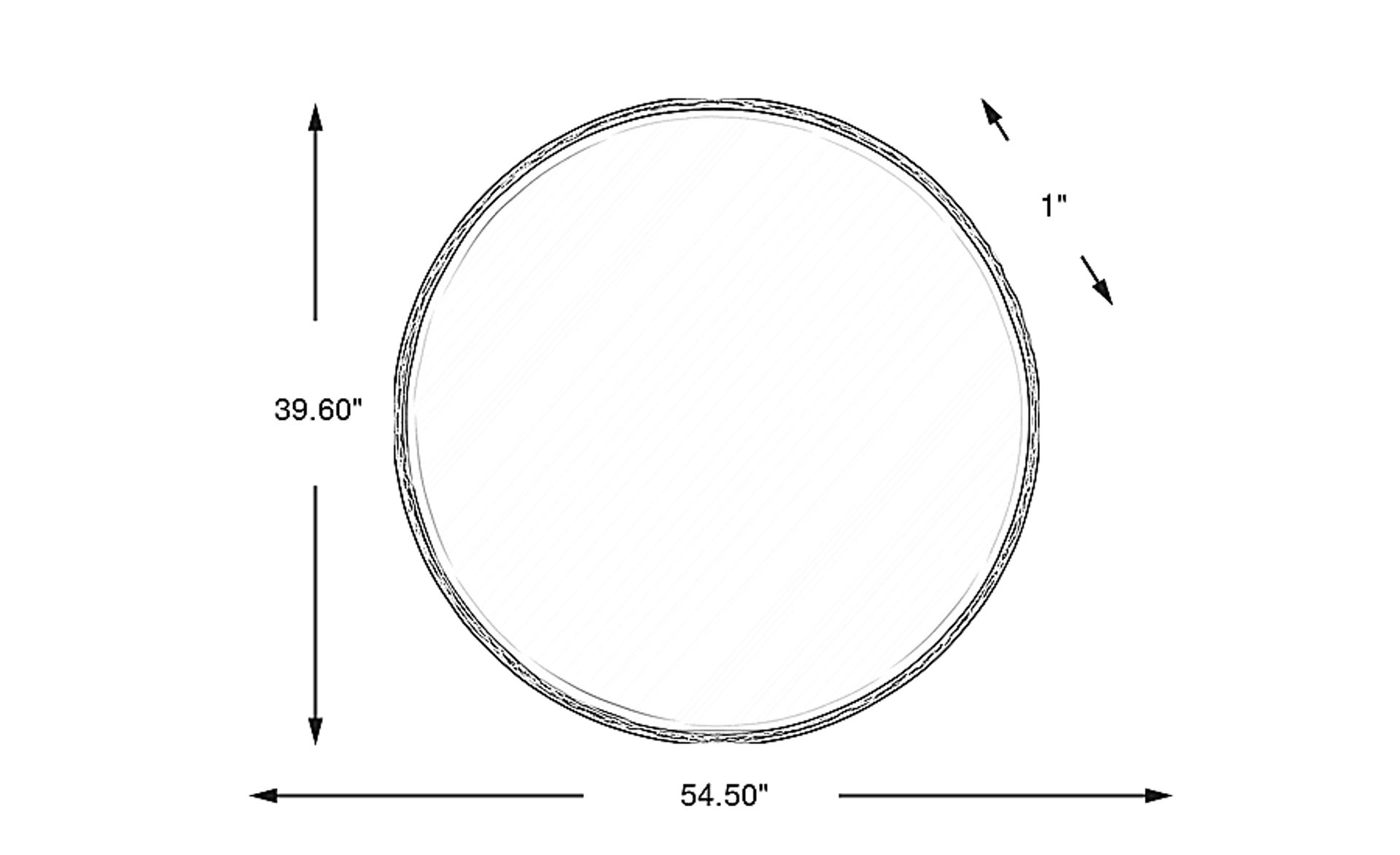 Dimension Image. Please refer to the Dimension Tab on this page for dimension details.