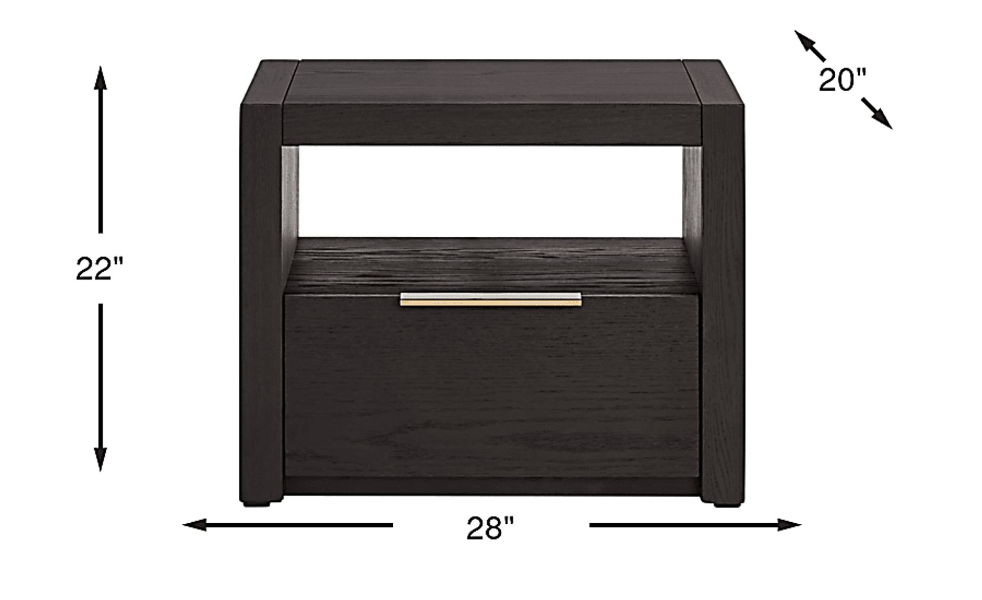 Dimension Image. Please refer to the Dimension Tab on this page for dimension details.