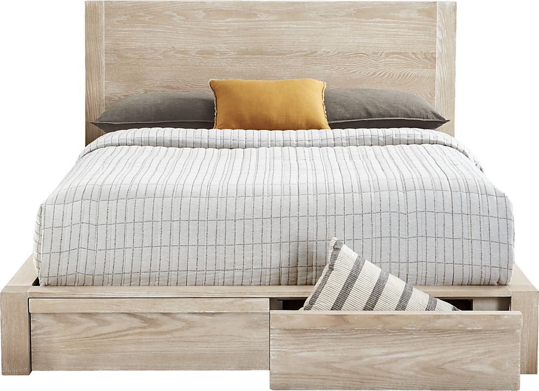 3 pc queen storage bed