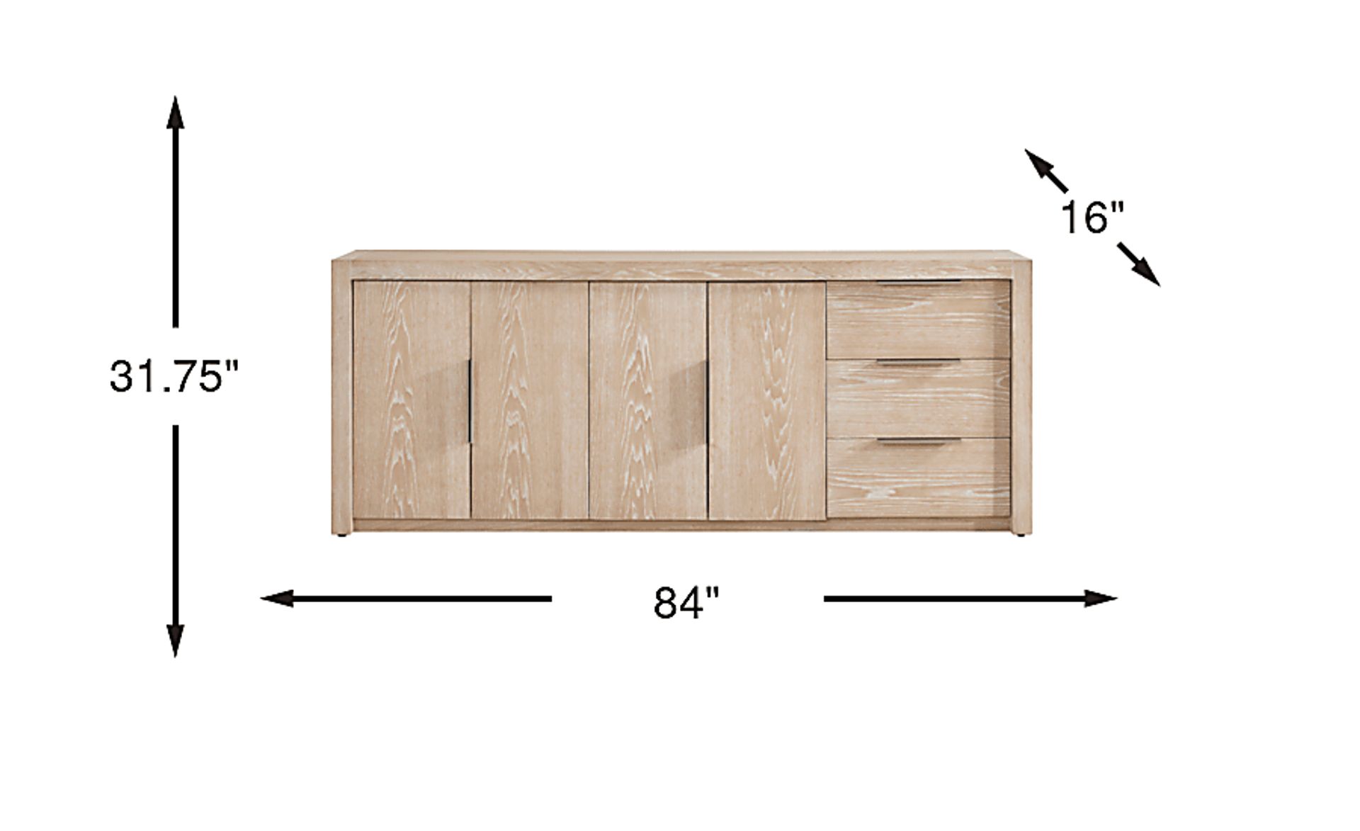 Dimension Image. Please refer to the Dimension Tab on this page for dimension details.