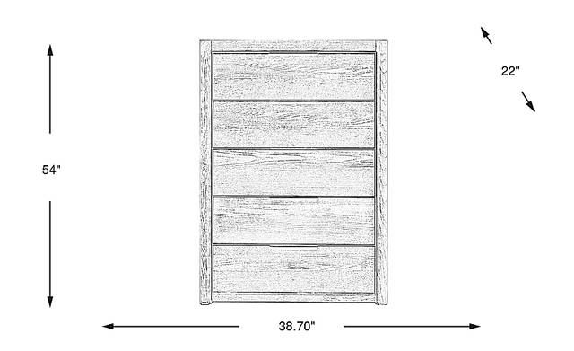Dimension Image. Please refer to the Dimension Tab on this page for dimension details.