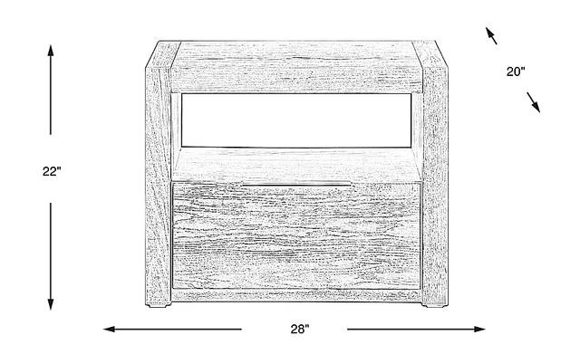 Dimension Image. Please refer to the Dimension Tab on this page for dimension details.